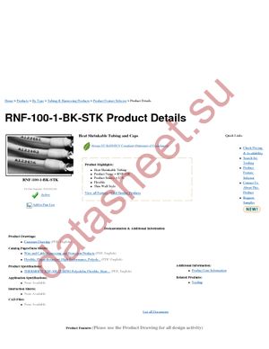 RNF-100-1-BK-STK datasheet  